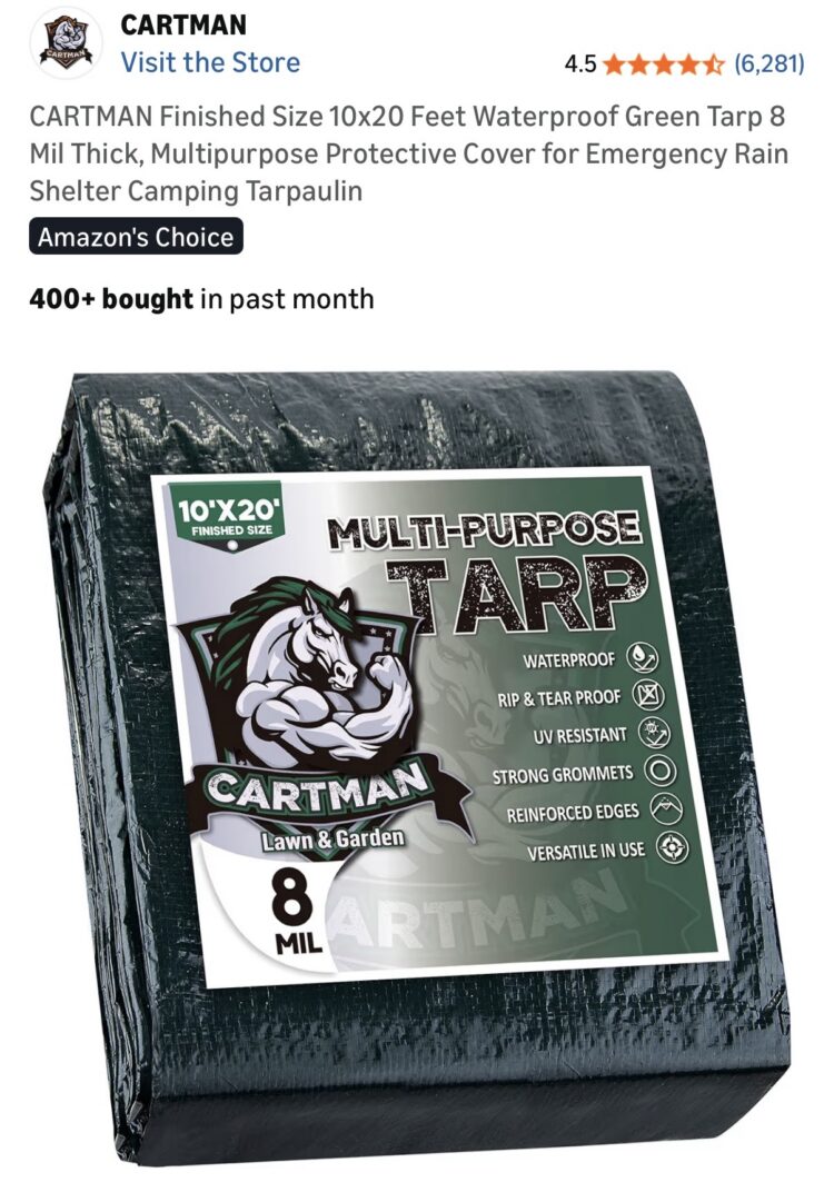 Tarps image